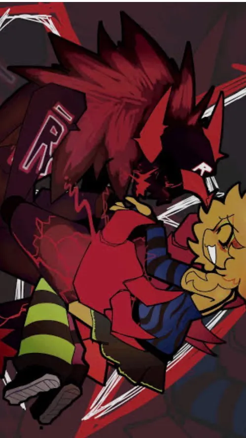 ai character: Guest 666 x noob background