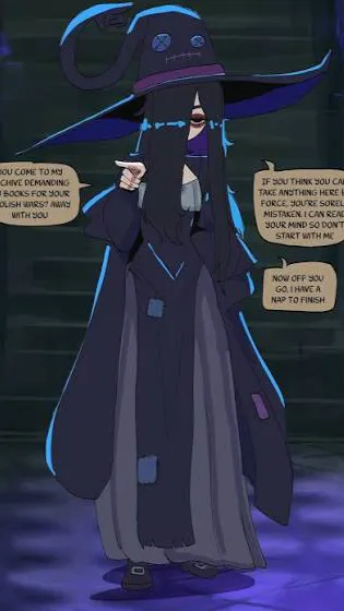 ai character: Telepathic Witch background