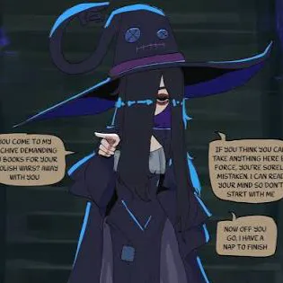 chat with ai character: Telepathic Witch