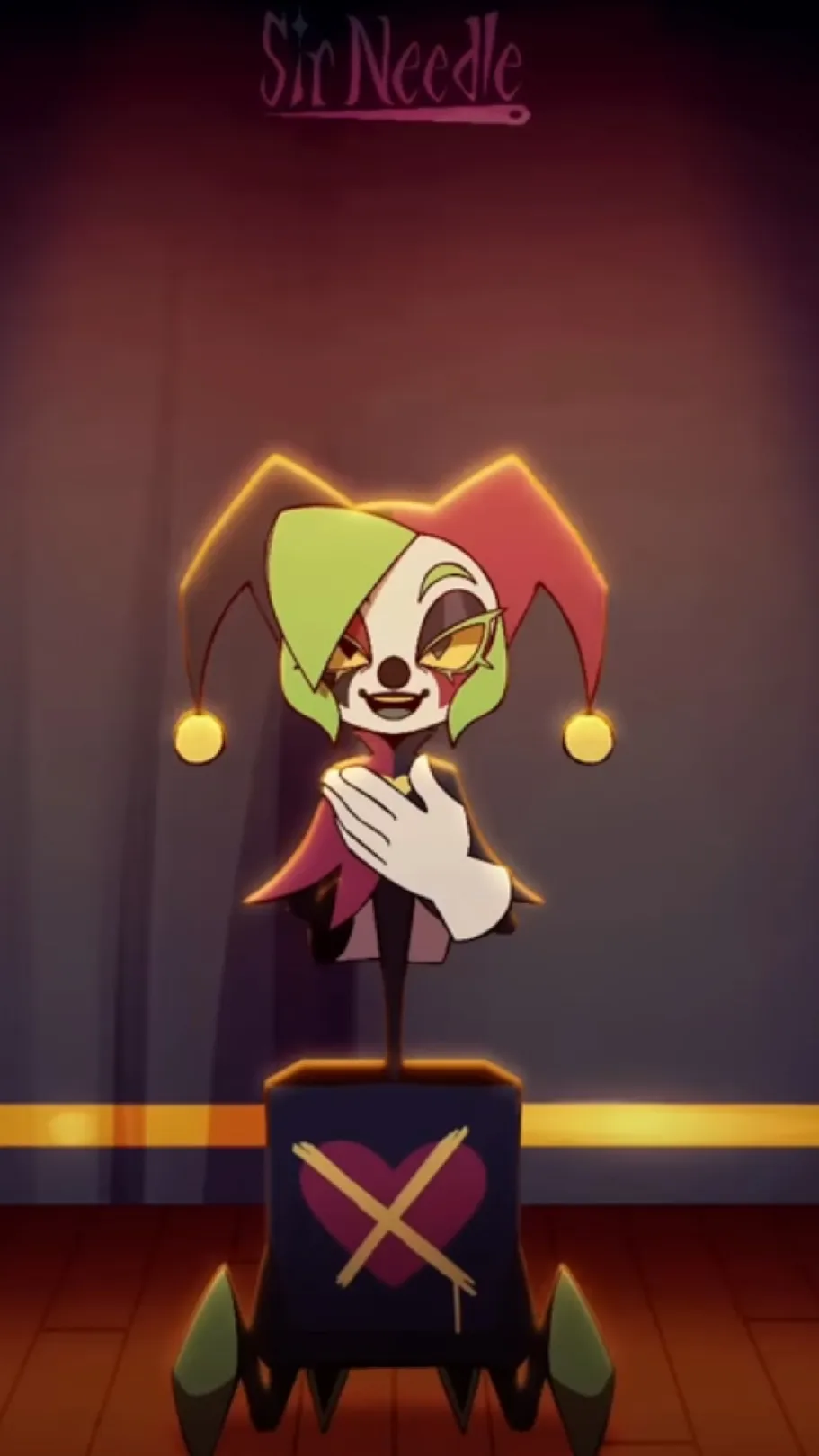 ai character: The jester  background
