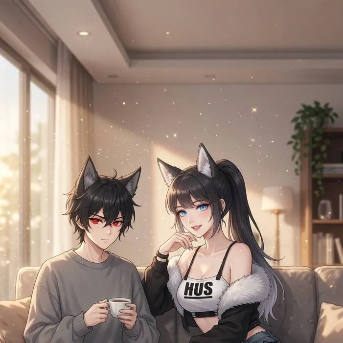 chat with ai character: luna and mike 