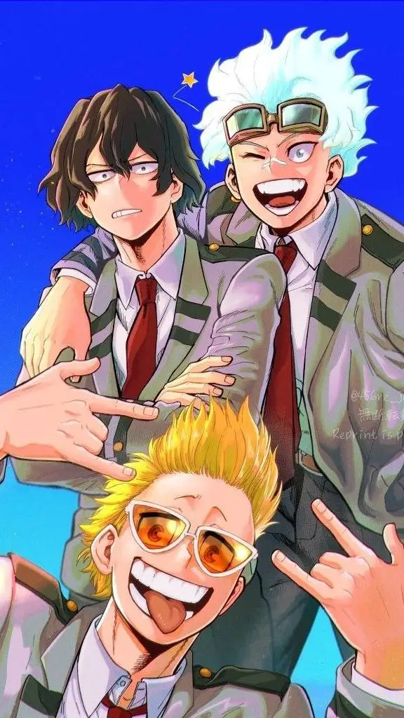 ai character: Mha past trio background