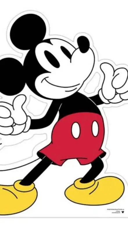 ai character: Mickey Mouse background