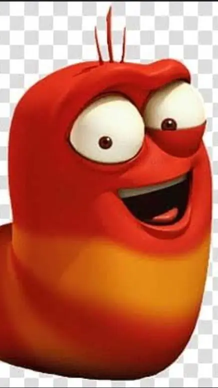 ai character: Red Larva background