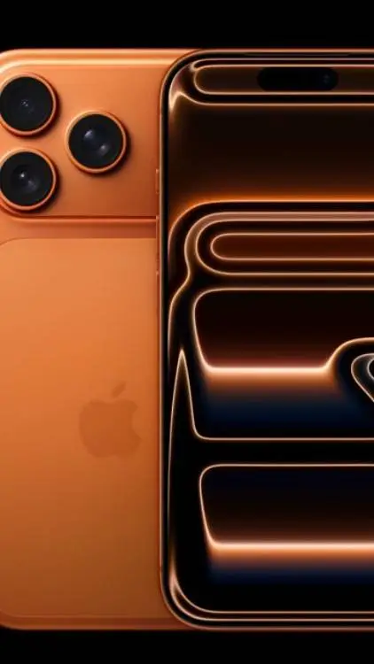 ai character: iPhone 17 Pro max background
