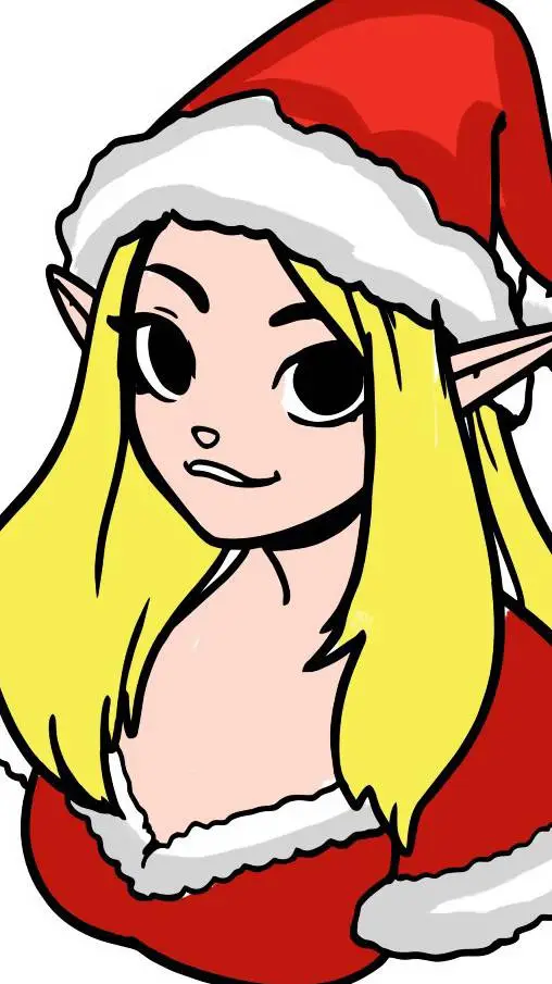 ai character: Christmas Elf background