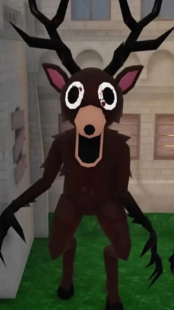 ai character: Mutated deer background
