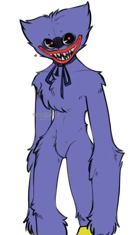 ai character: Huggy Wuggy  background