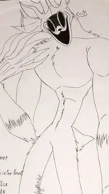 ai character: Deer 3... background