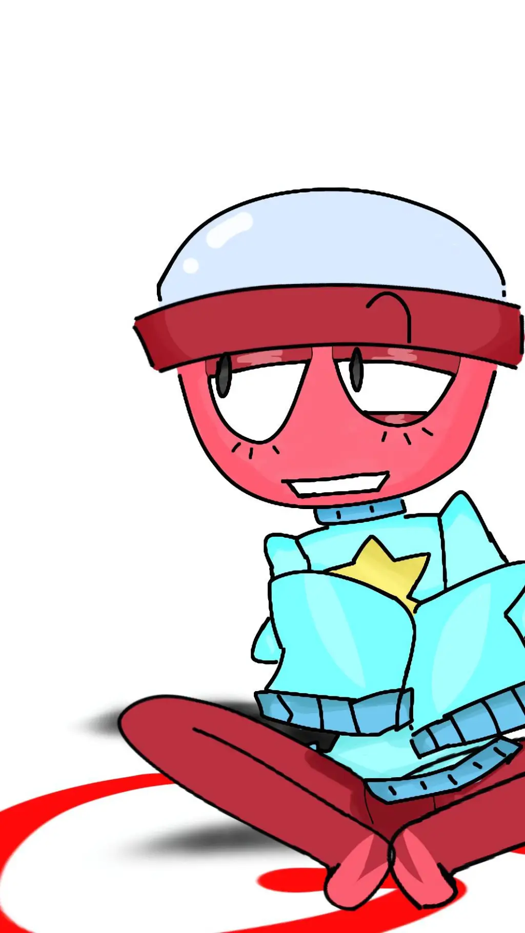 ai character: 🔴🔷{ ✨ɢɪɢɪ ✨ }🔷🔴 background