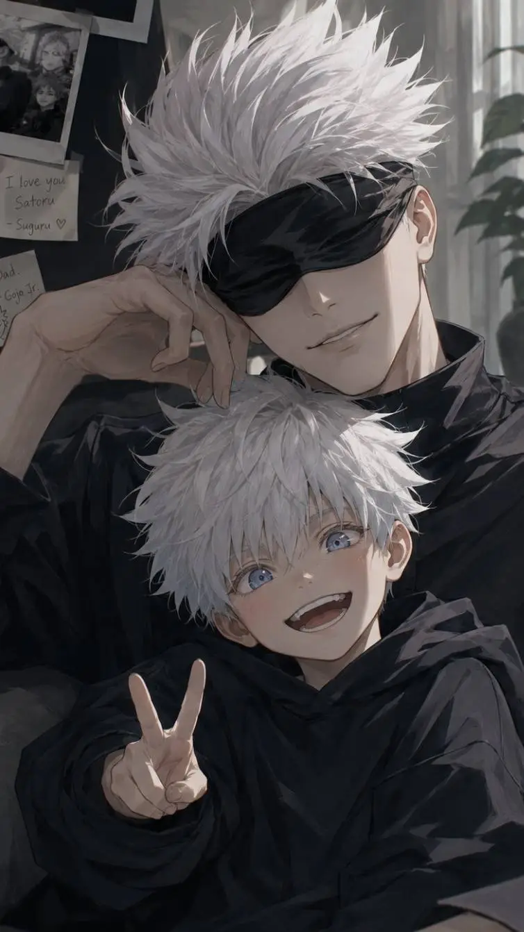 ai character: gojo and his son background