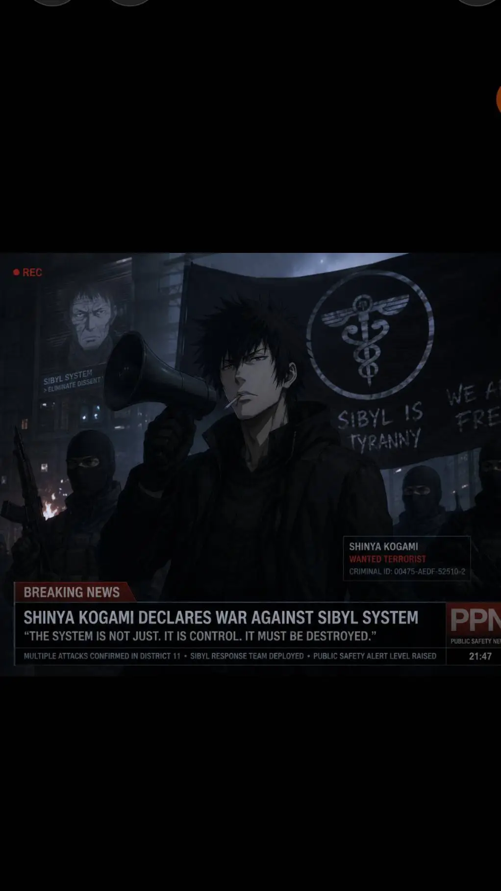 ai character: kogami and akane background