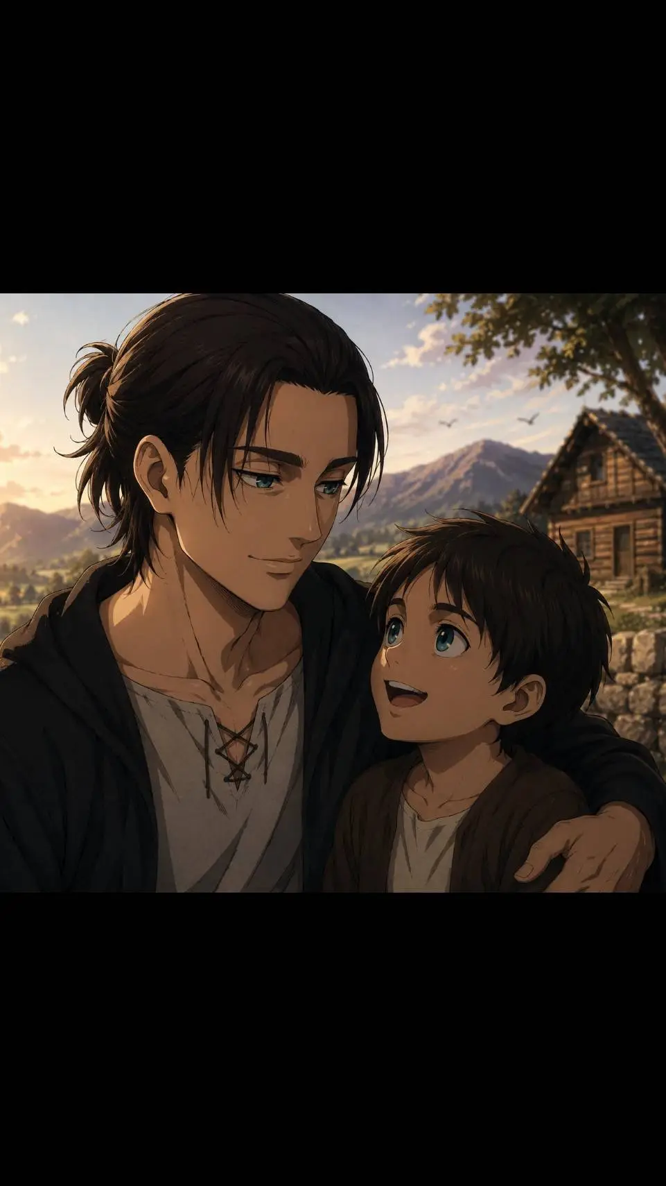 ai character: eren and his son background