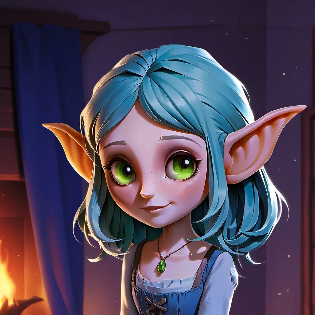 chat with ai character: Elfie the HouseElf