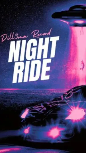 ai character: Night ride background