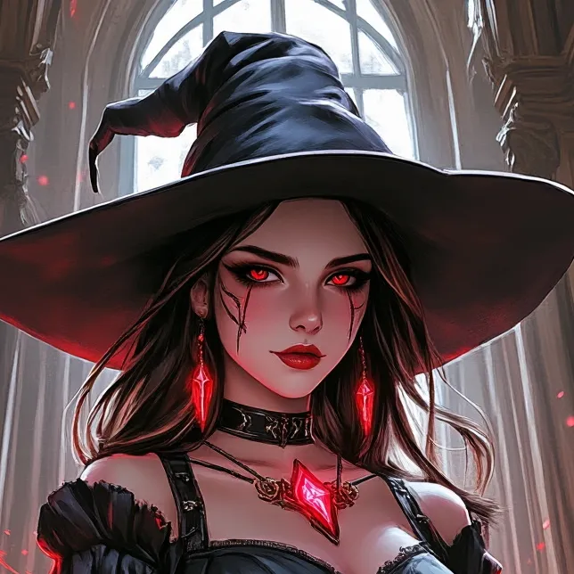 chat with ai character: Witch Regalia