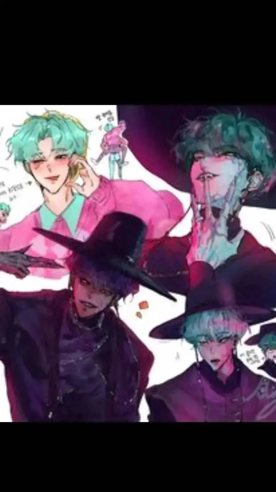 ai character: baby saja x you <3 background