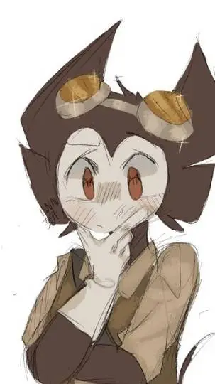 ai character: bendy :3 background