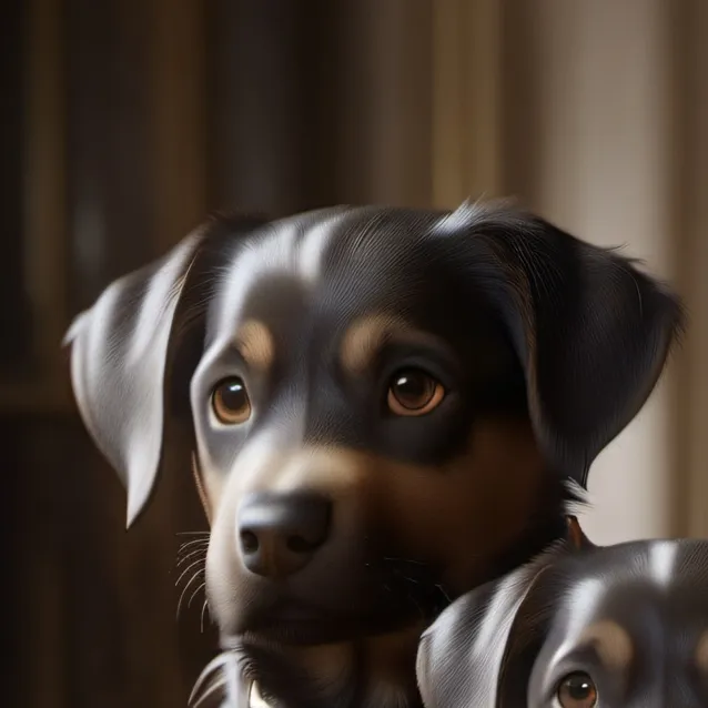 chat with ai character: mama dog and 3 pup