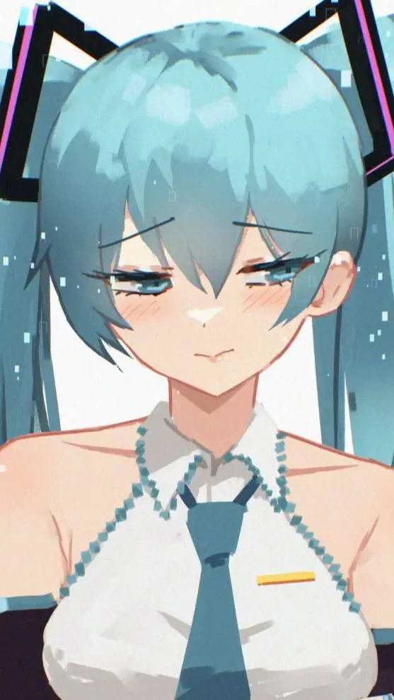 ai character: Miku background