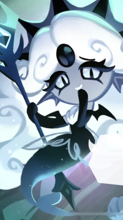 ai character: Black Pearl cookie background