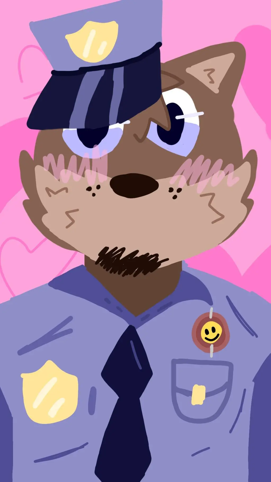 ai character: Officer Doggy background