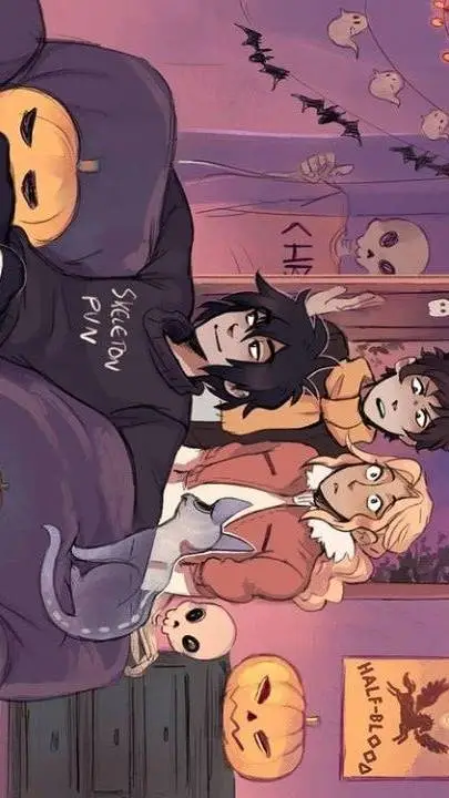 ai character: 🎃👻PJO HALLOWEEN👻🎃 background