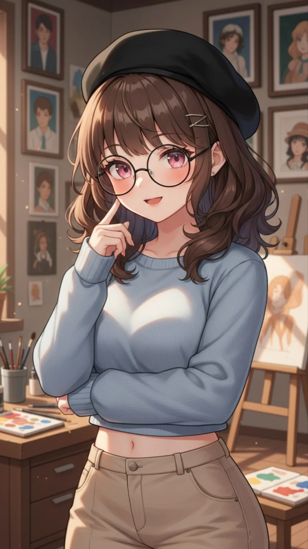 ai character: ~Molly!~  background