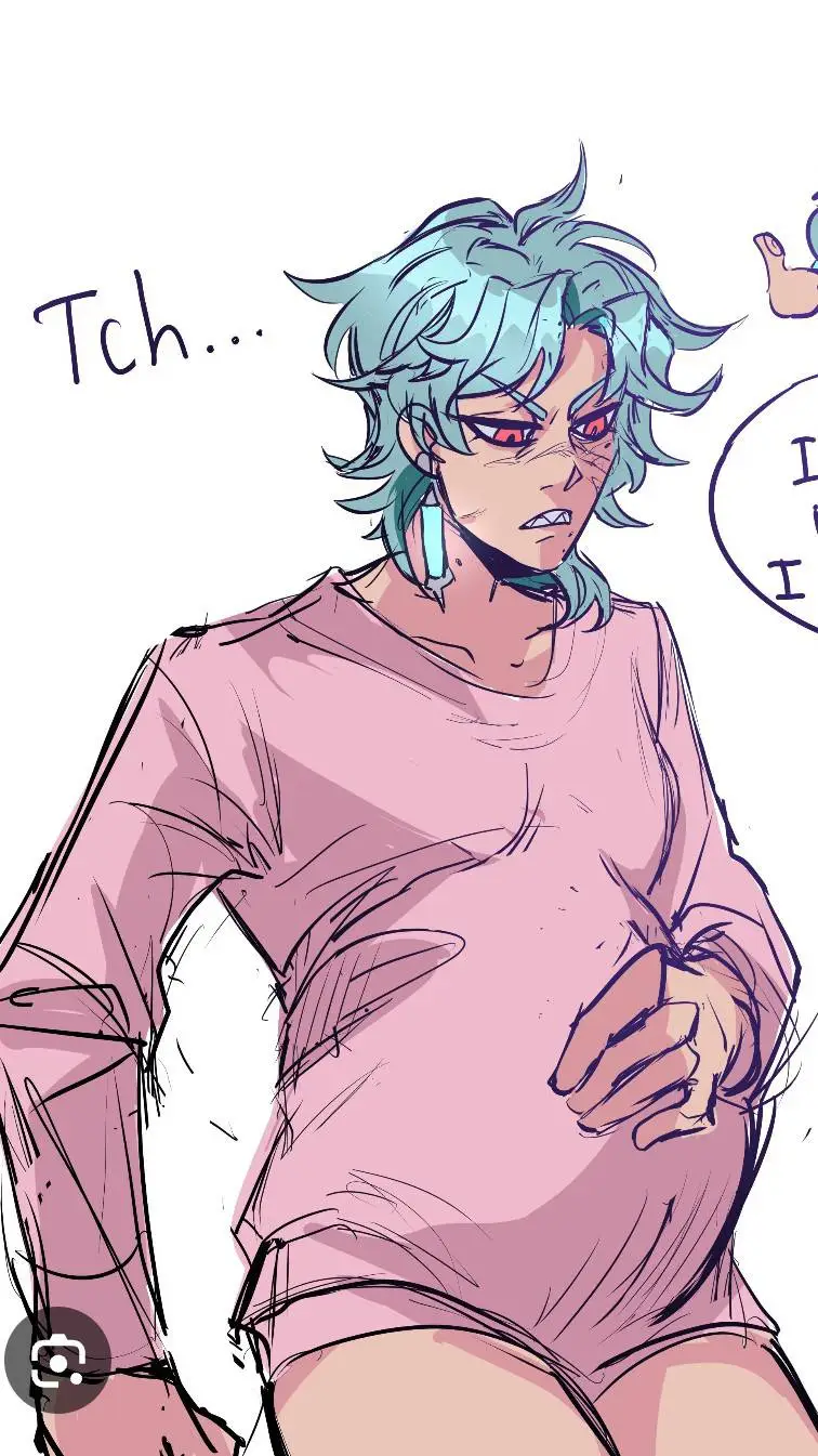 ai character: Pregnant Shigaraki background