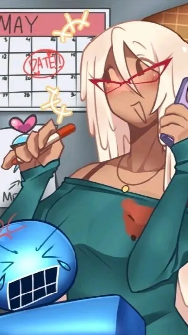 ai character: CREAMYBURGER🍦🍔 background