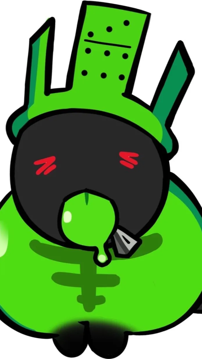ai character: 💚1x1x1x1🖤 background