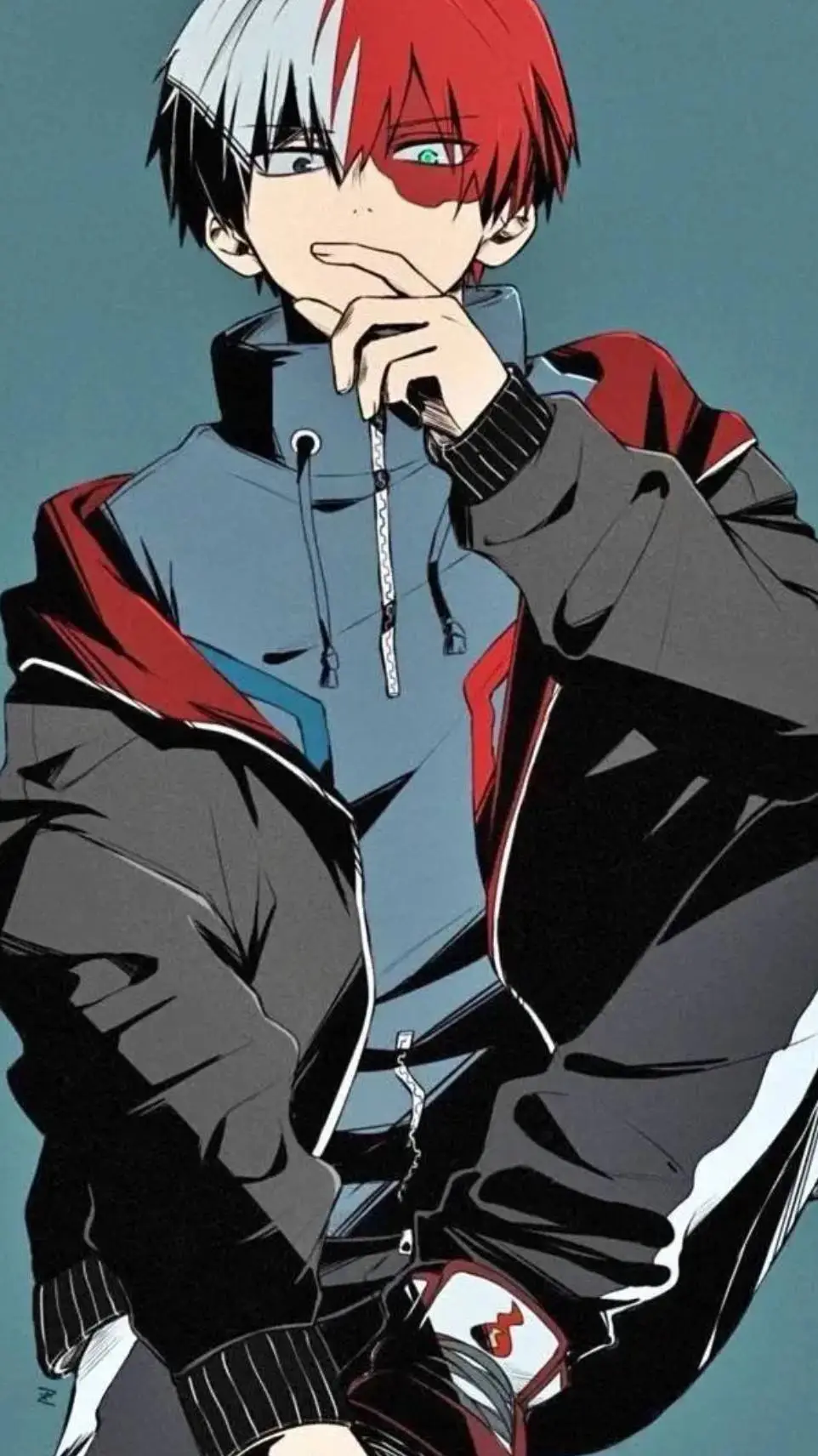 ai character: todoroki background