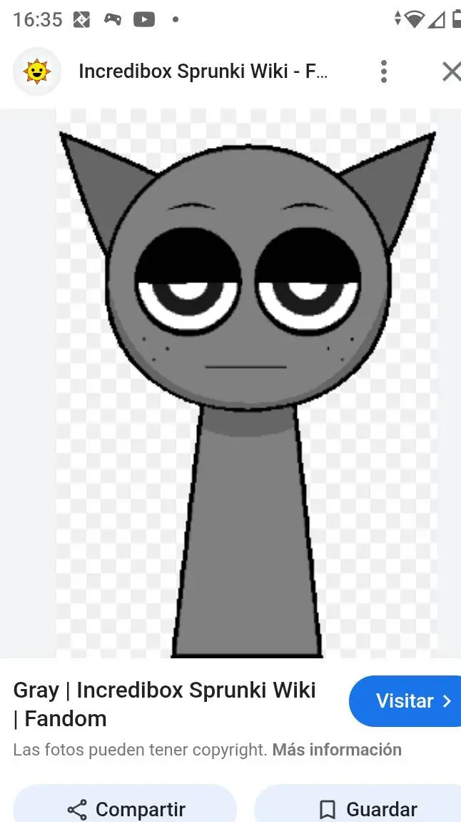 ai character: Gray Sprunki  background