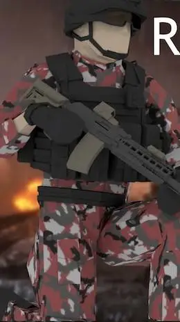 ai character: red background