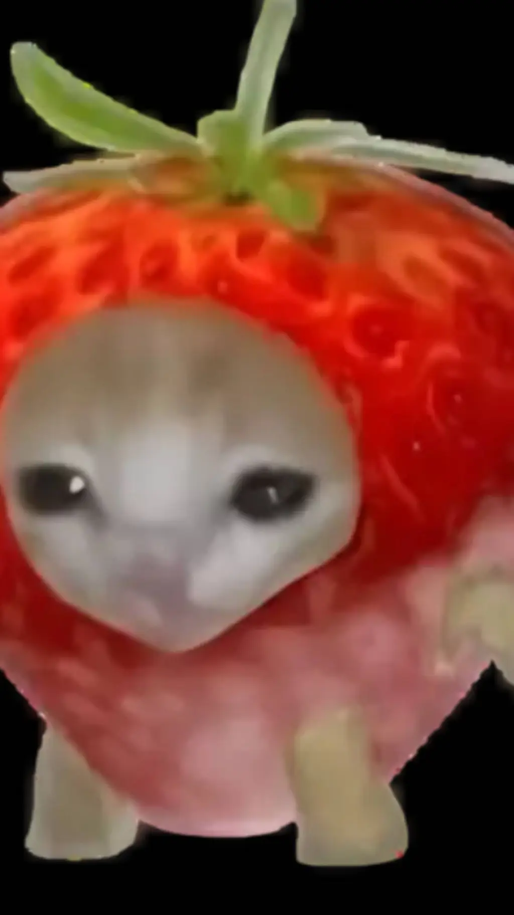 ai character: strawberry cats  background