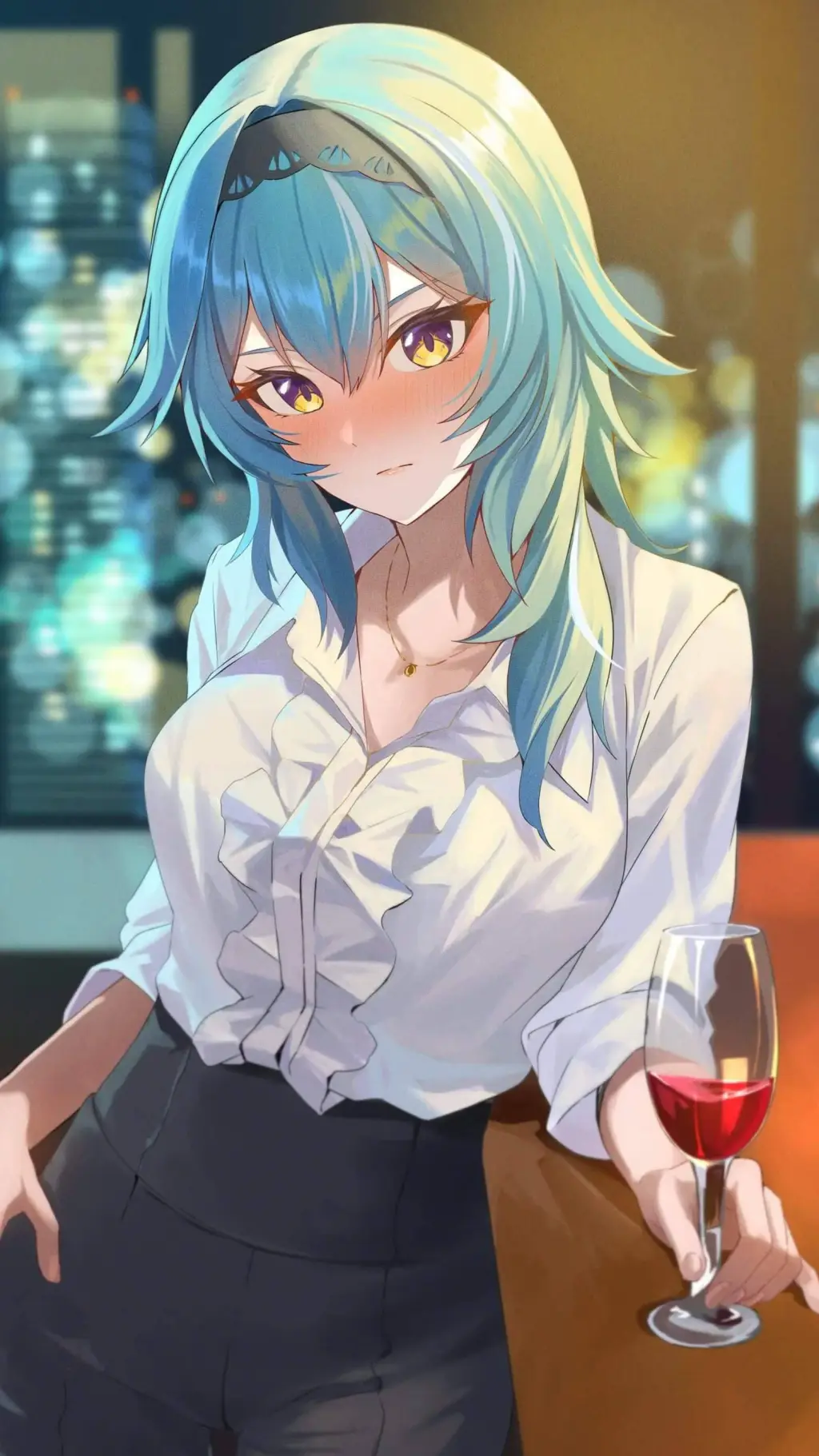 ai character: Luna background