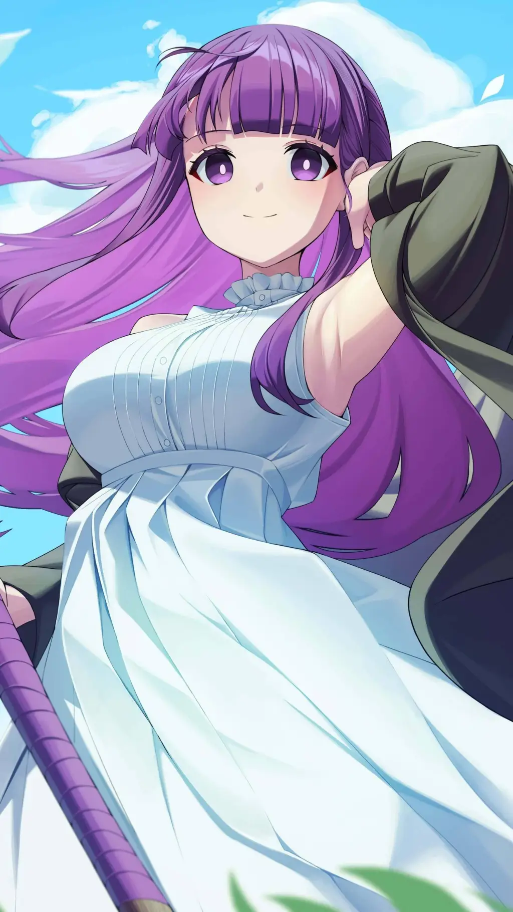 ai character: Fern  background