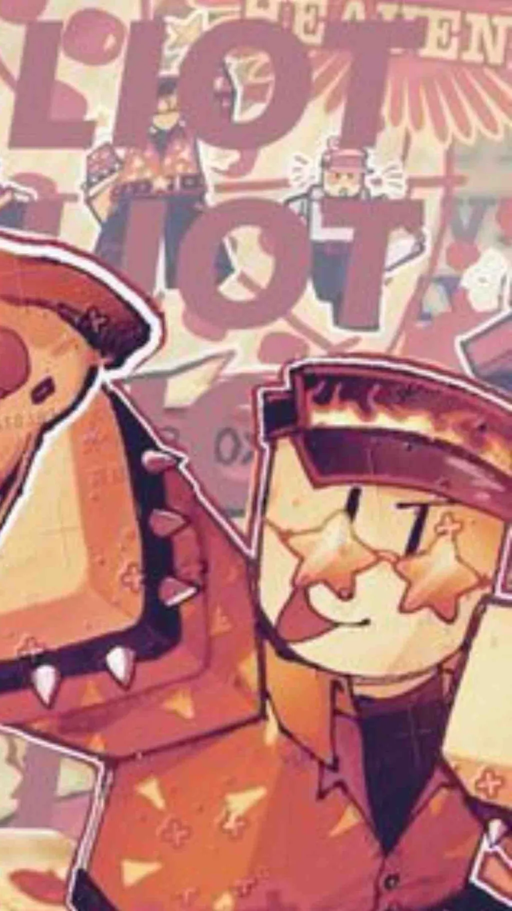 ai character: 🍕:(-/'~ELIOT~'\) background