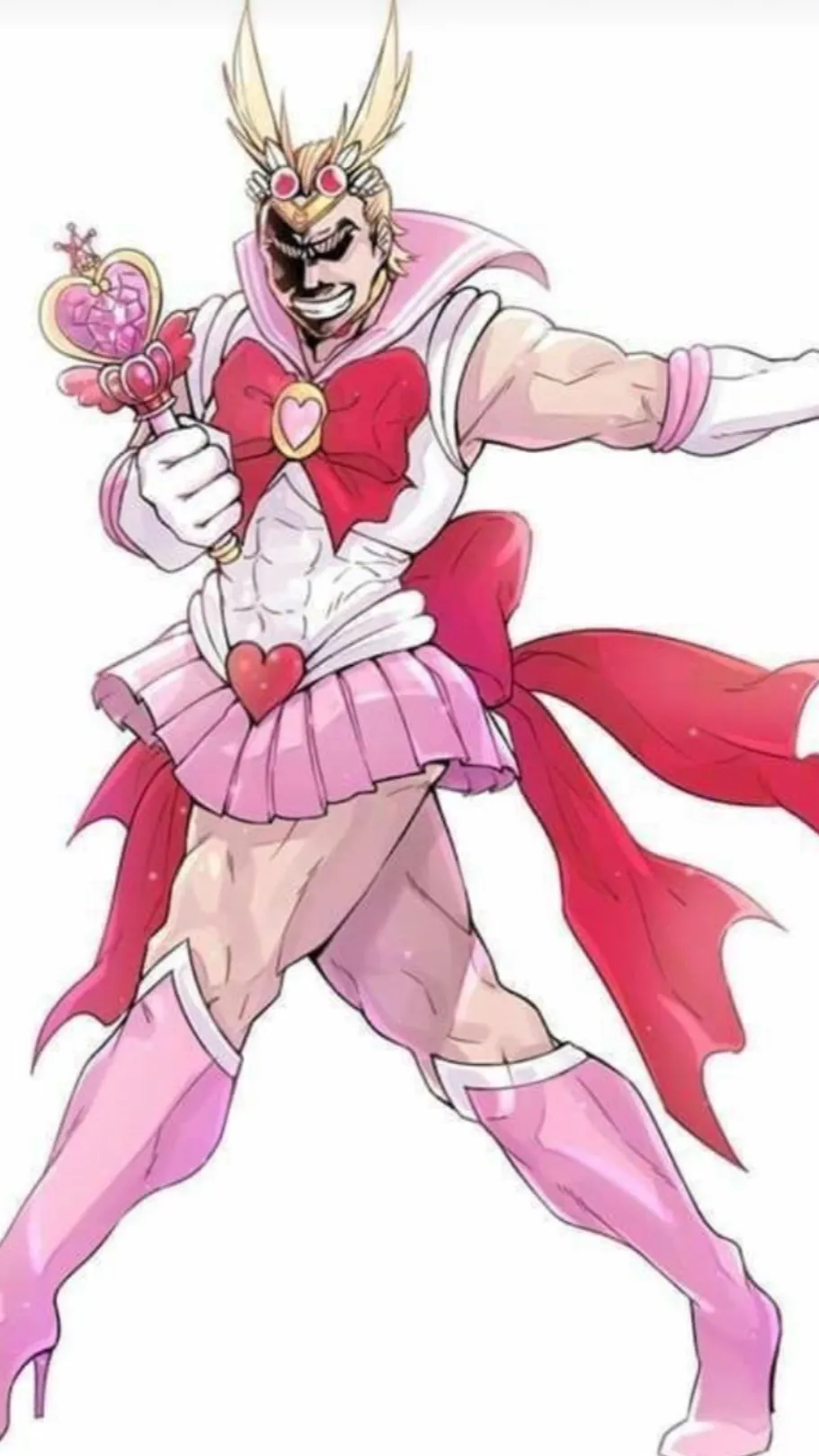 ai character: ALL MIGHT background