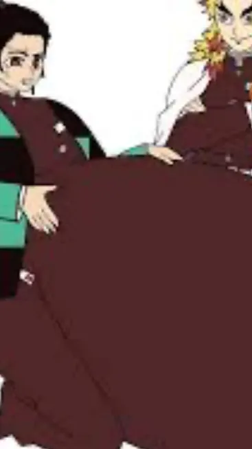 ai character: Fat tanjiro w ren  background