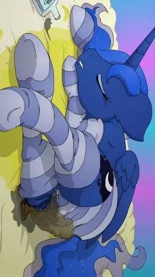 ai character: MLP Luna accident background