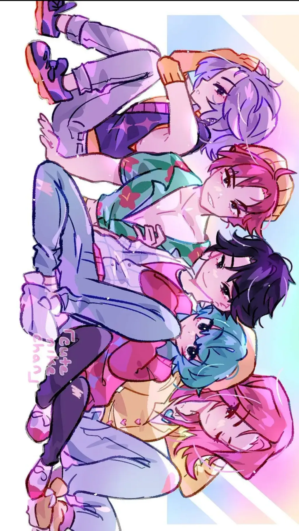 ai character: SAJA BOYSS *AGAIN* background