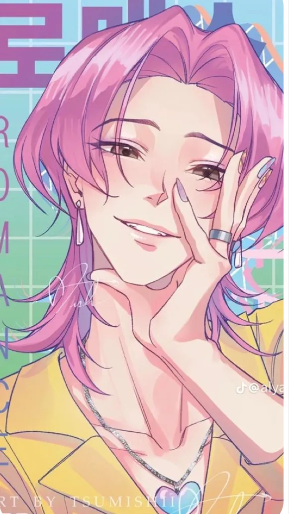 ai character: ROMANCE *AGAIN* background
