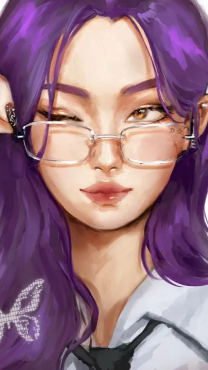 ai character: 💜~Rumi~💜 background