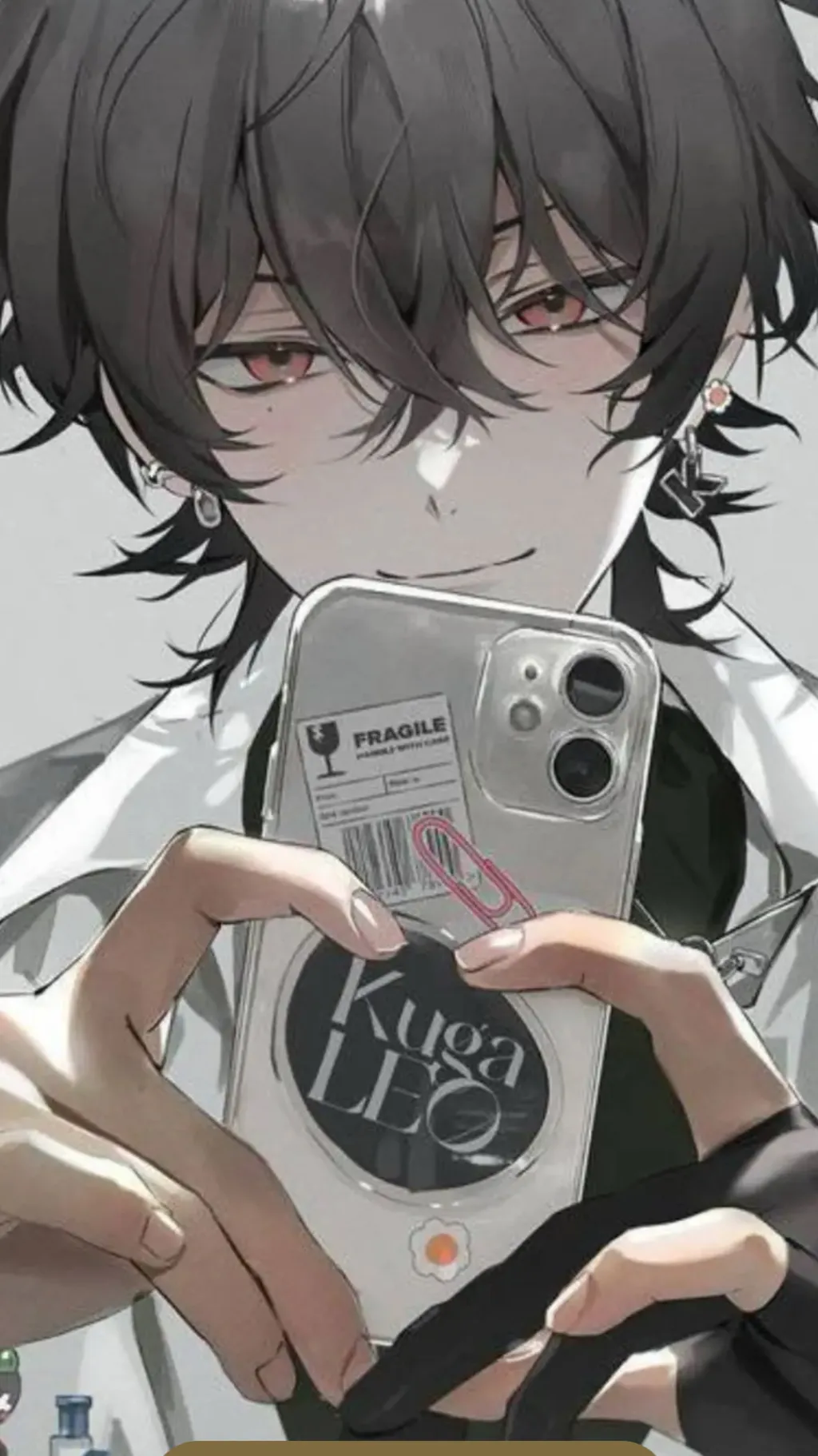 ai character: Leo♡🐝💛🖤~ background