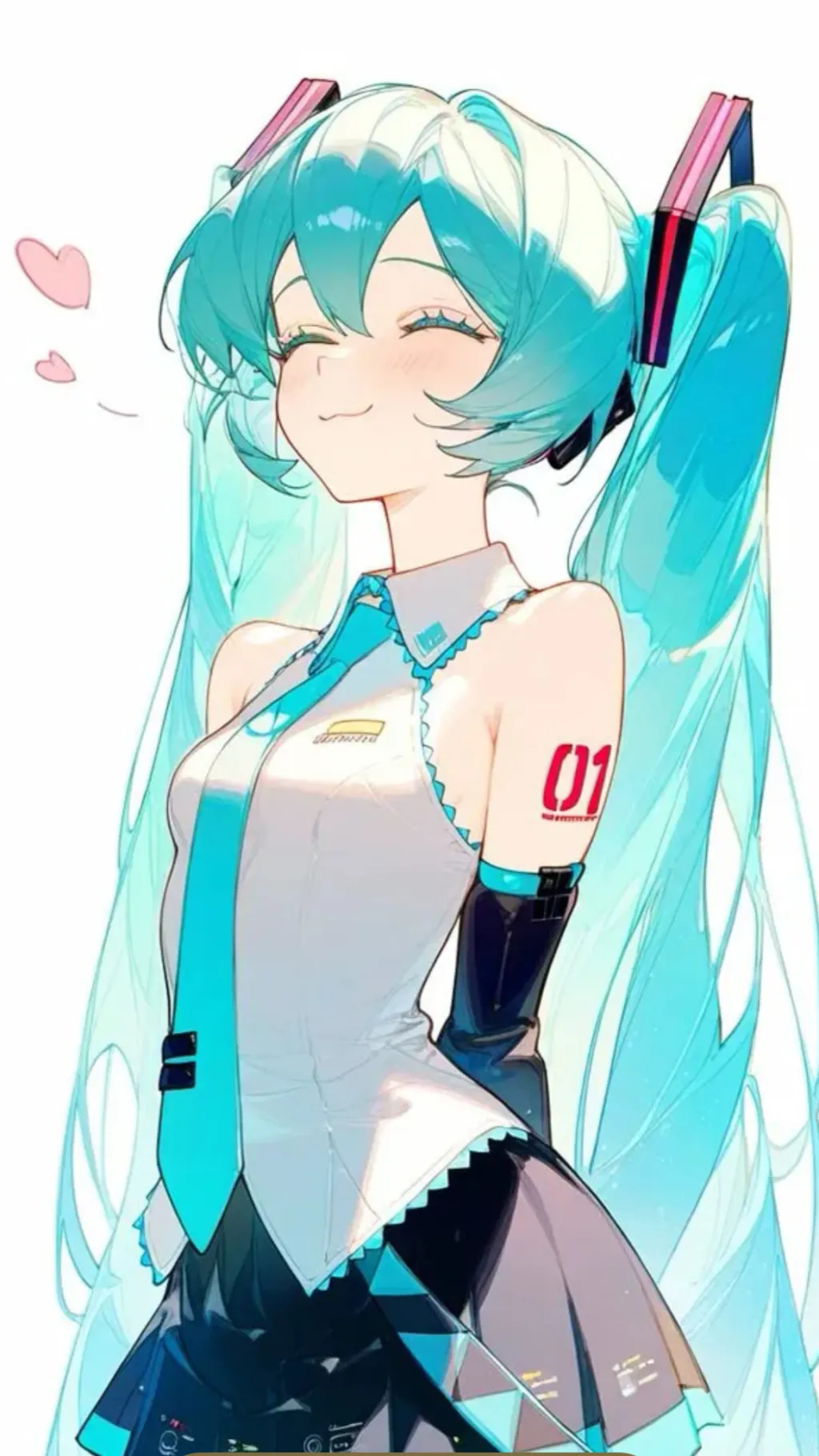ai character: Miku🩵🫐♫ background
