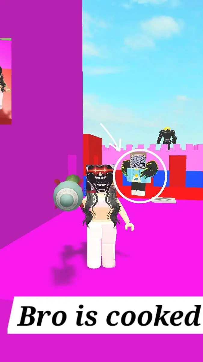 ai character: Don't copy my flow background