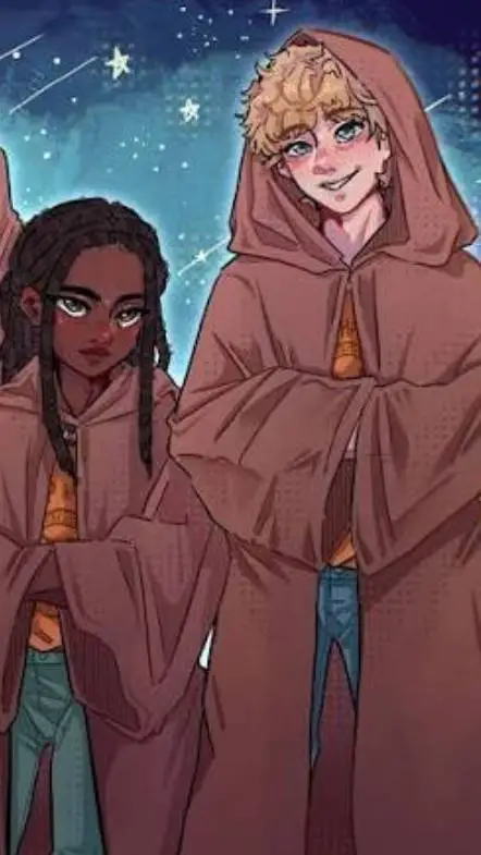ai character: Percabeth  background