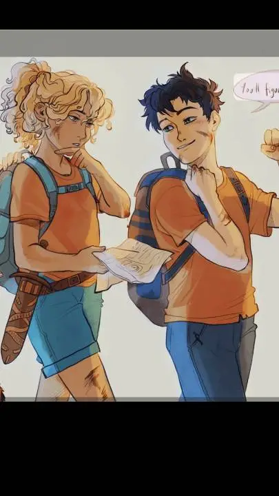 ai character: Percy and Annabeth background