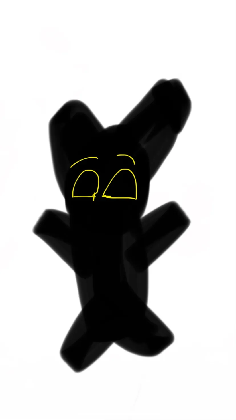 ai character: Black cat background